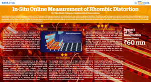 In-Situ Online Measurement of Rhombic Distortion